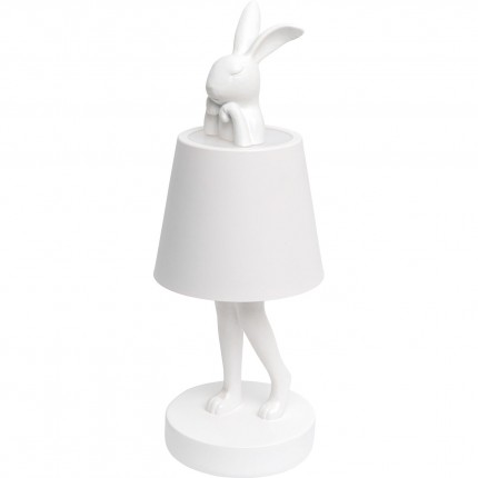 Lampe Animal lapin LED 29cm blanche Kare Design