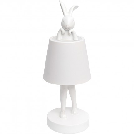 Lampe Animal lapin LED 29cm blanche Kare Design