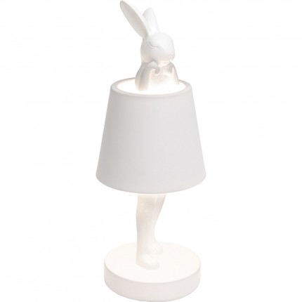 Lampe Animal lapin LED 29cm blanche Kare Design