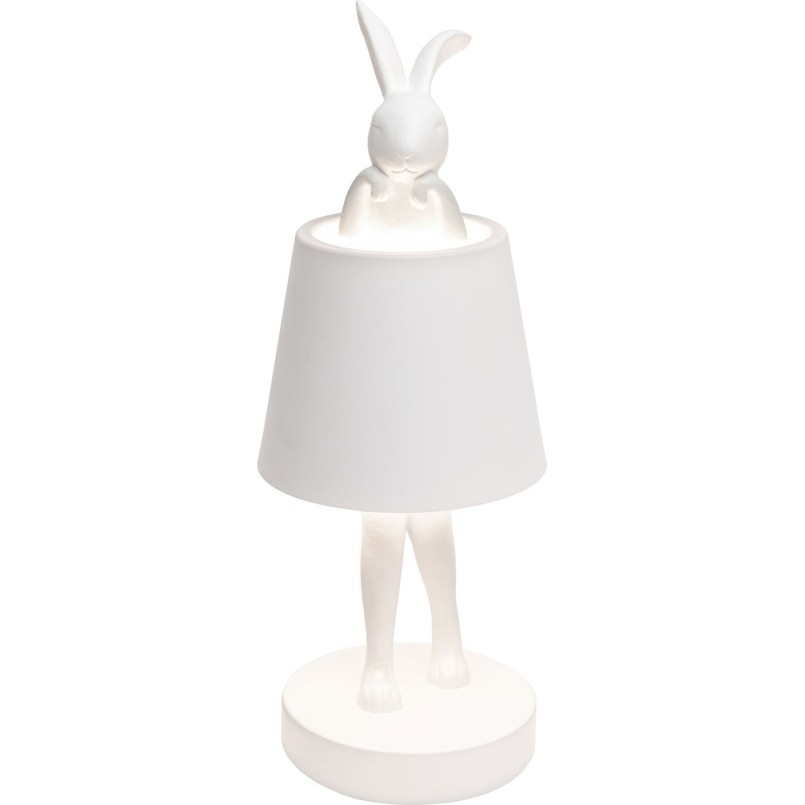 Lampe à poser Animal Rabbit LED blanc 29cm