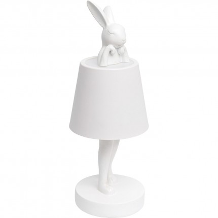 Lampe Animal lapin LED 29cm blanche Kare Design
