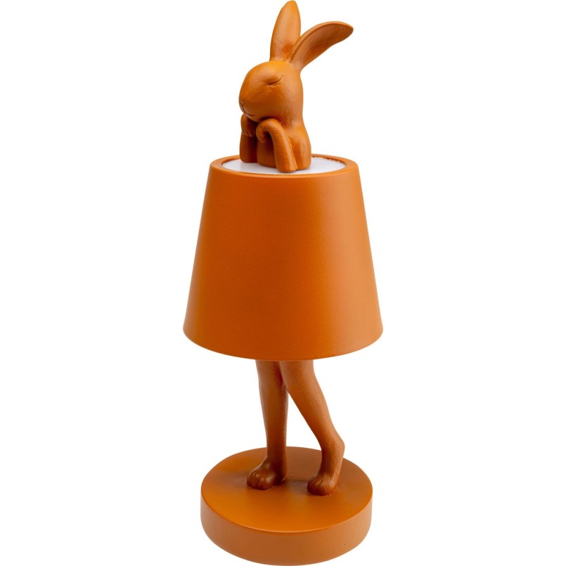 Lampe à poser Animal Rabbit LED orange 29cm
