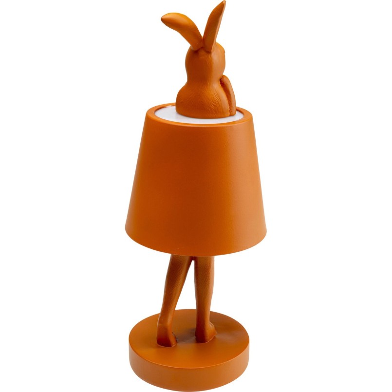 Lampe à poser Animal Rabbit LED orange 29cm