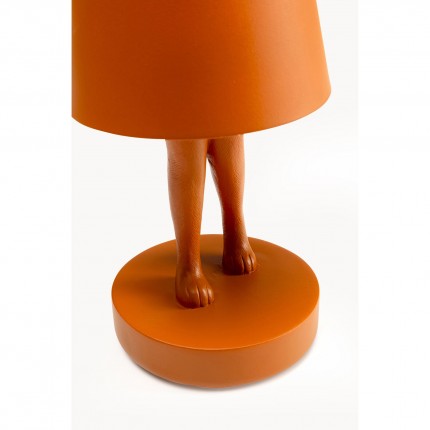 Lampe Animal lapin LED 29cm orange Kare Design