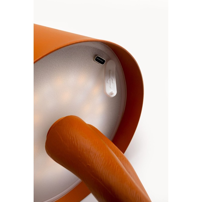 Lampe à poser Animal Rabbit LED orange 29cm