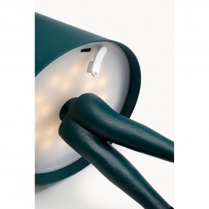 Lampe Animal lapin LED 29cm bleue Kare Design