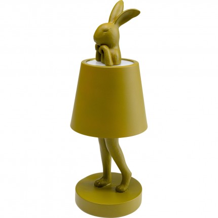 Table Lamp Animal rabbit LED 29cm green Kare Design