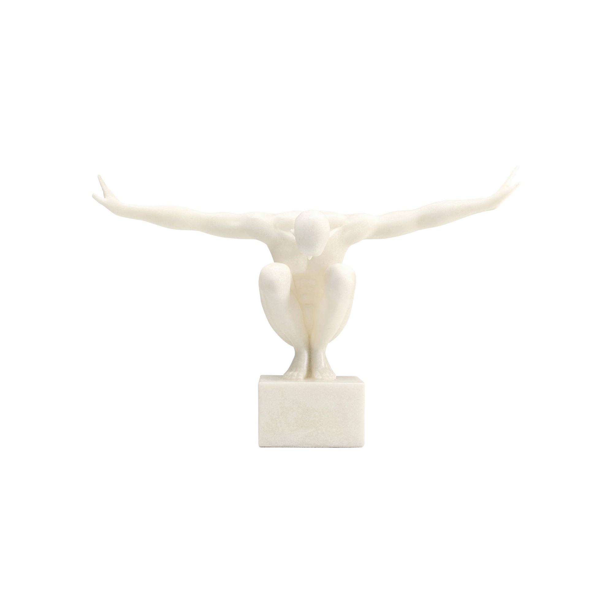 Objet décoratif Athlet blanc 50cm