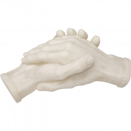Deco handshake beige 25cm Kare Design