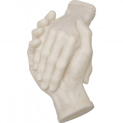 Déco poignée de mains beige 25cm Kare Design