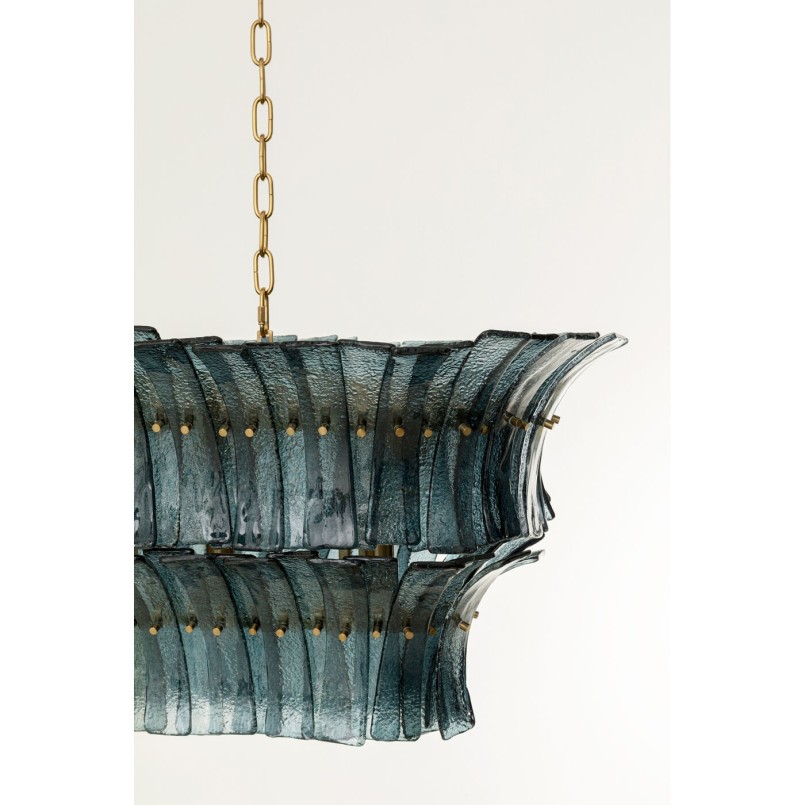 Suspension Venezia bleu 130cm
