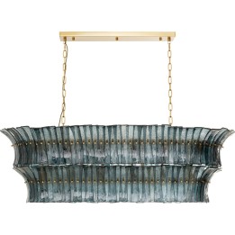 Suspension Venezia bleu 130cm