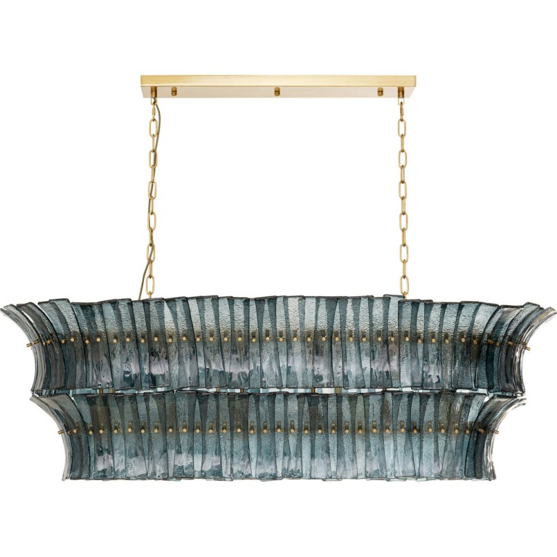 Suspension Venezia bleu 130cm