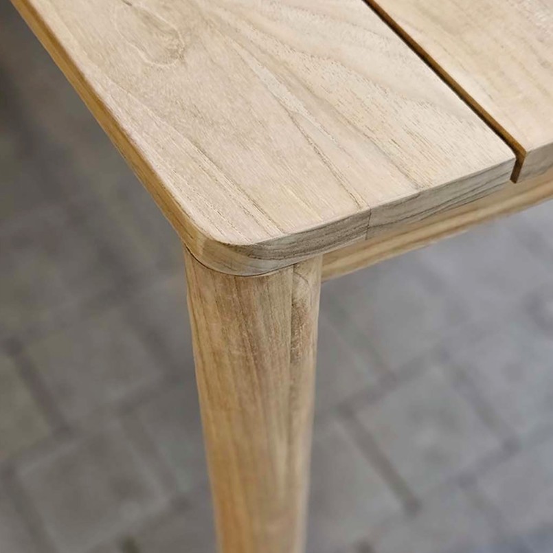 Table de jardin en teck massif - Tunis - Gescova