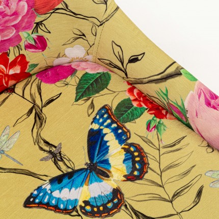 Chair East Side Flower Fever yellow Kare Design