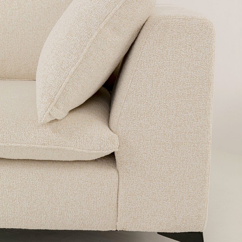 Corner Sofa Jimmy cream left Kare Design