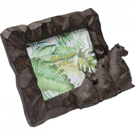 Picture Frame relaxed bear family 17x24cm Kare Design