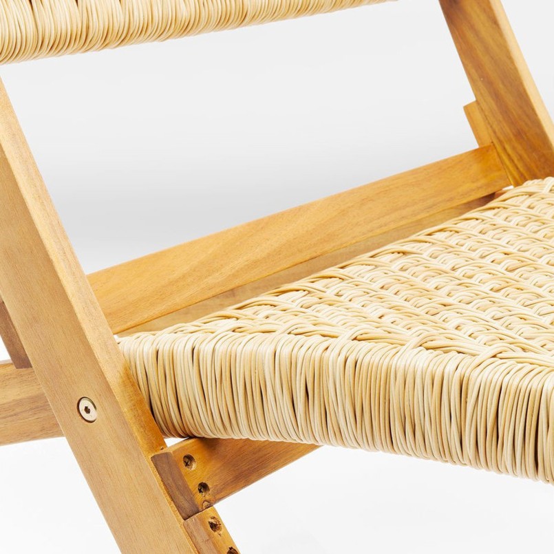Chaise de jardin pliante en bois - Copacabana - Kare Design