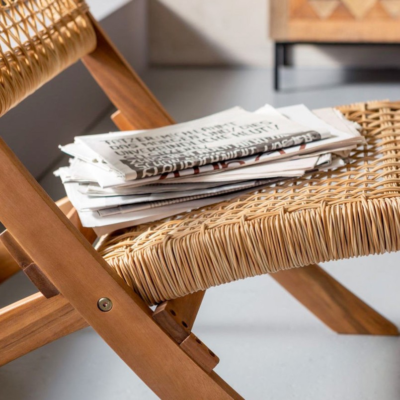 Chaise de jardin pliante en bois - Copacabana - Kare Design