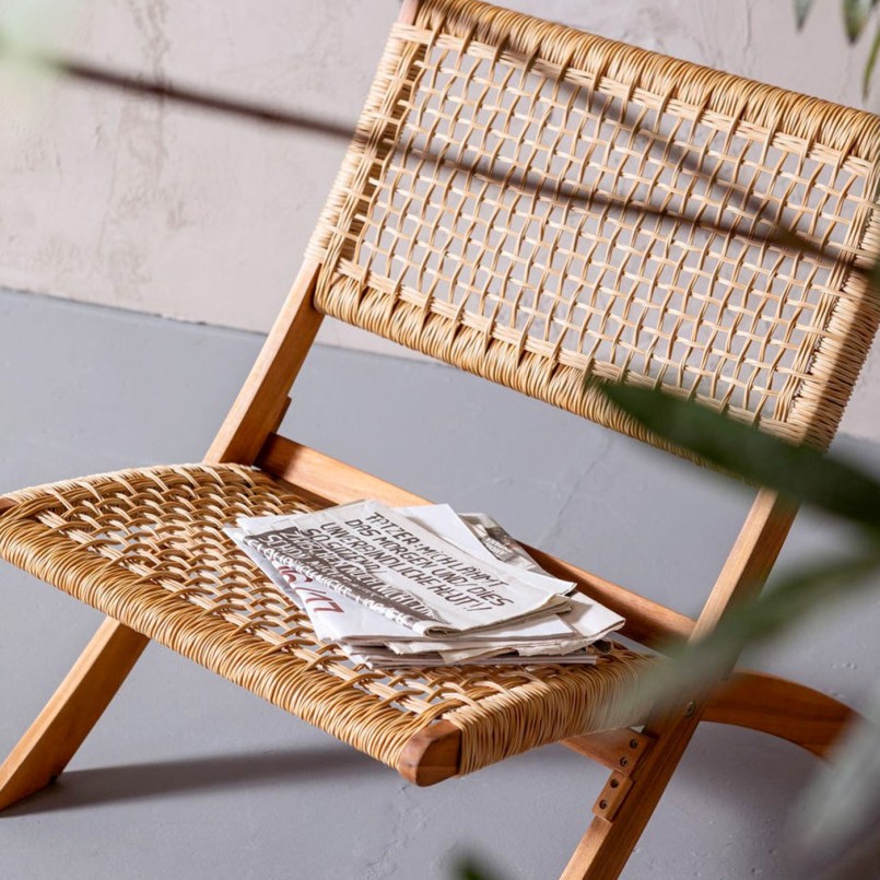Chaise de jardin pliante en bois - Copacabana - Kare Design