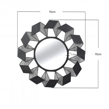 Miroir Cubes 70cm Kare Design