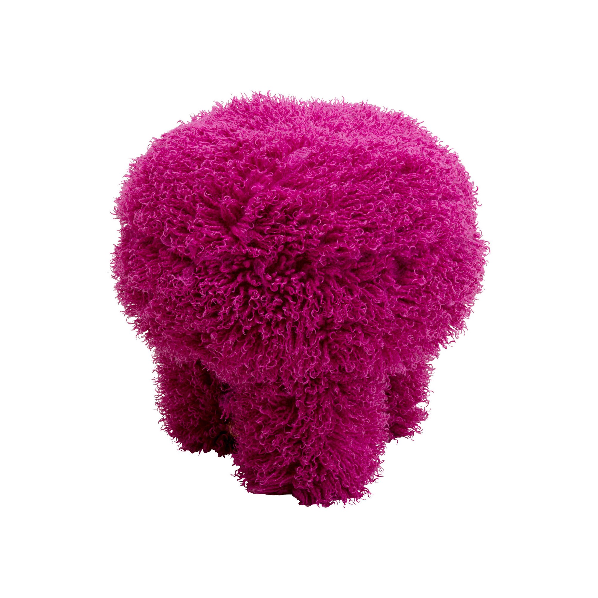 Tabouret Plushy fuchsia