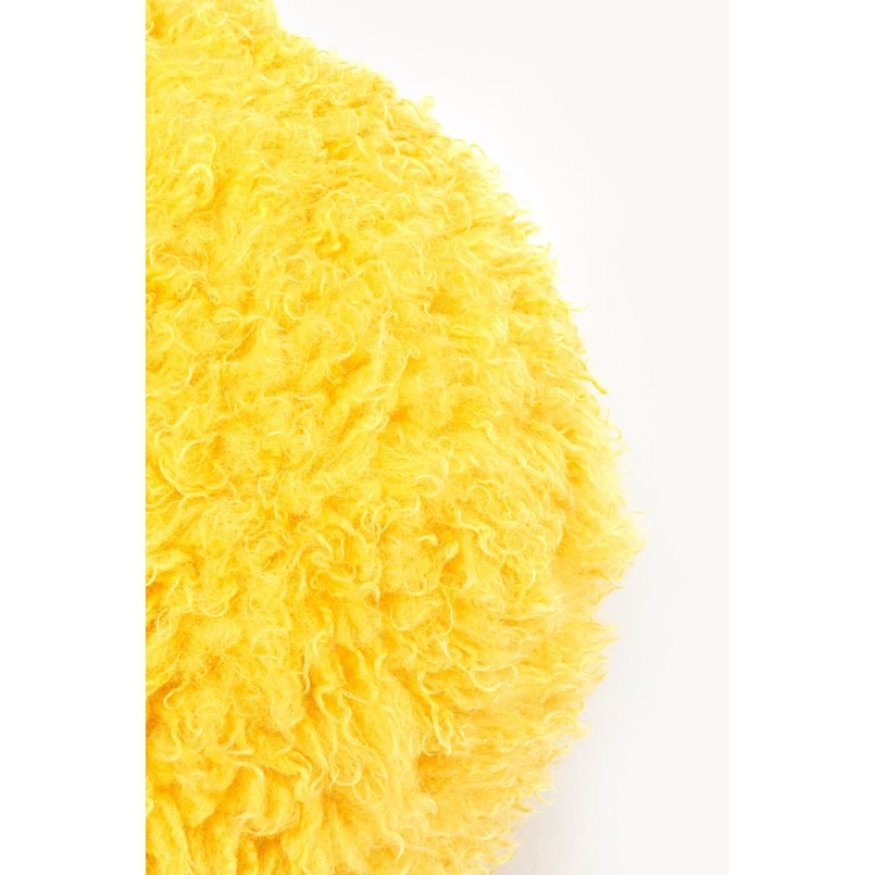 Tabouret Plushy jaune