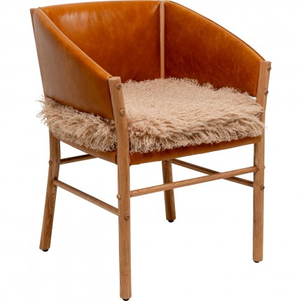Chaise avec accoudoirs Halva Kare Design