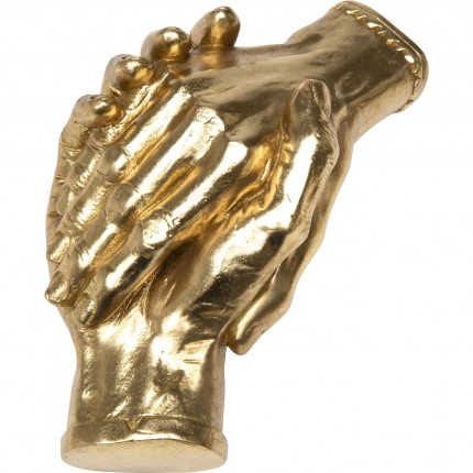 Deco handshake gold 25cm Kare Design