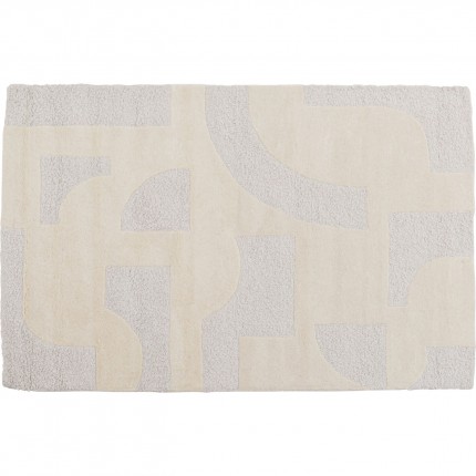 Tapis Flow 240x170cm blanc Kare Design