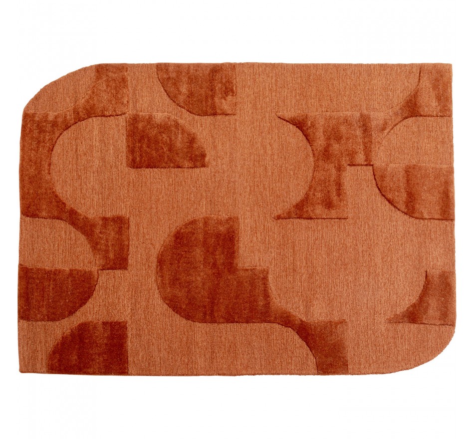 Tapis Flow 240x170cm orange Kare Design