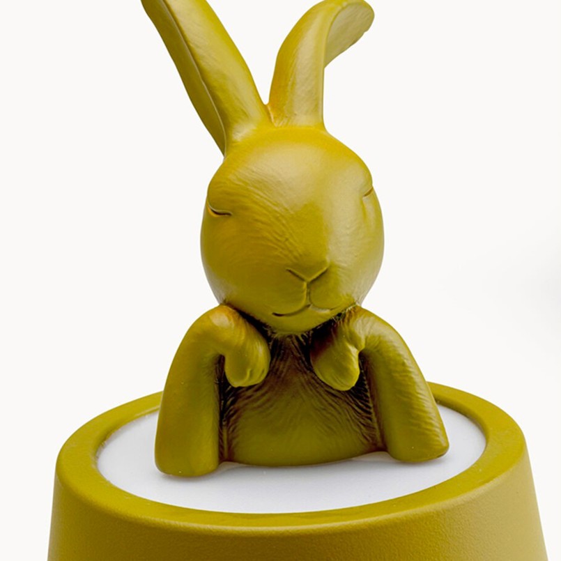 Lampe rechargeable lapin vert - Kare Design