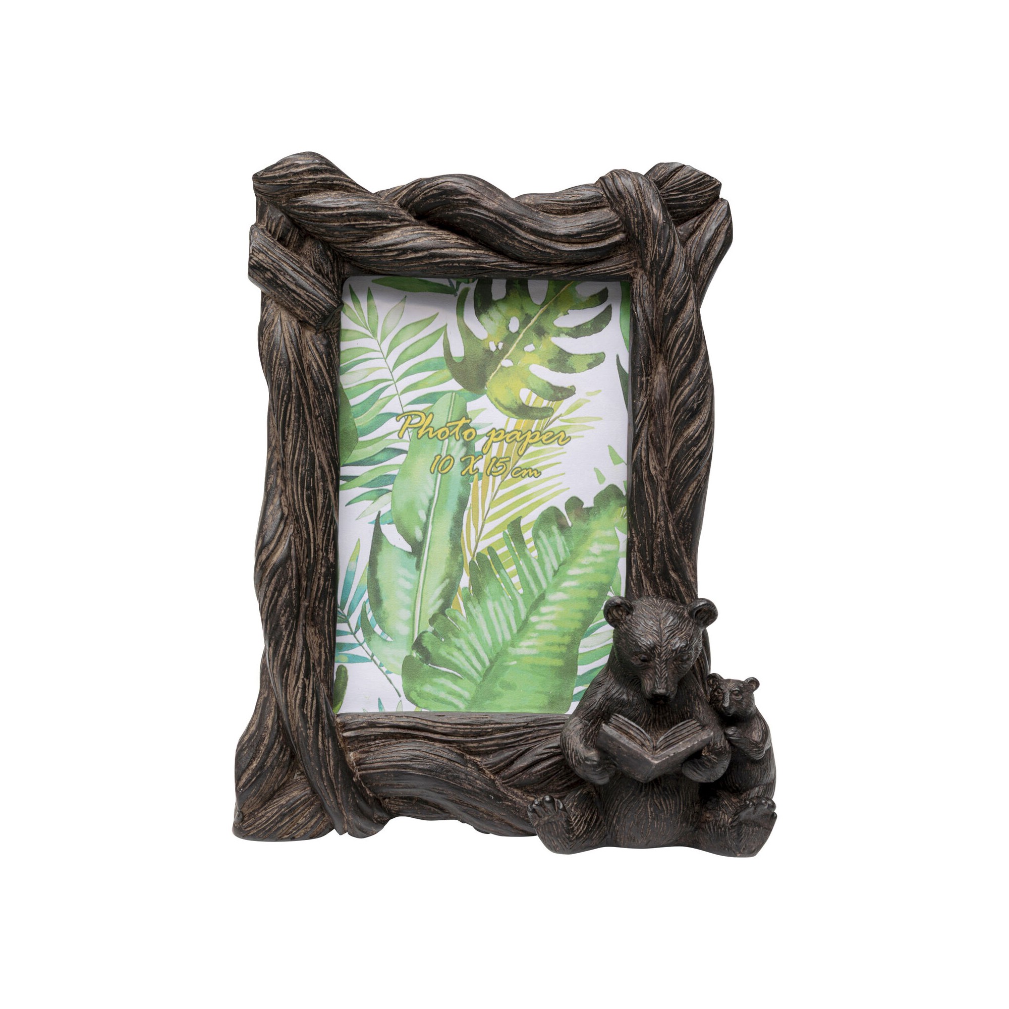 Cadre photo ours lecture 23x18cm Kare Design