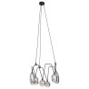 Suspension acier noir et verre - Columbo - Kare Design