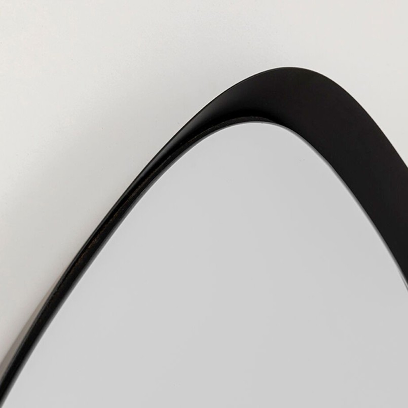 Miroir en acier noir - Gigi - Kare Design