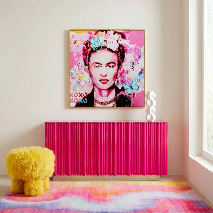 Tabouret Plushy jaune Kare Design