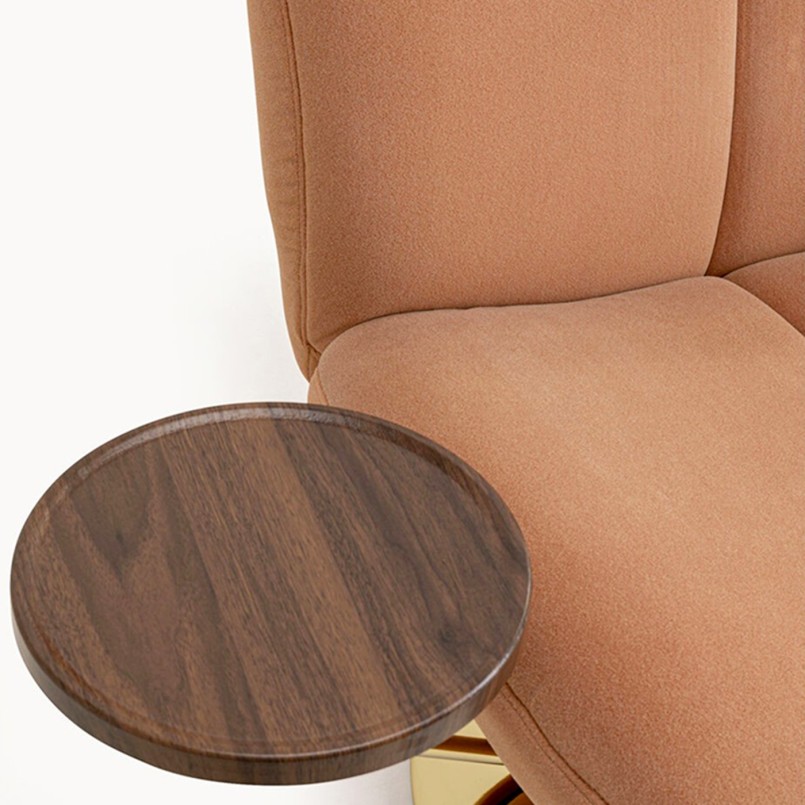 Swivel Armchair with Tray - Pigalle - Kare Design