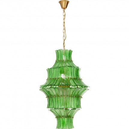 Suspension Venezia verte 53cm Kare Design