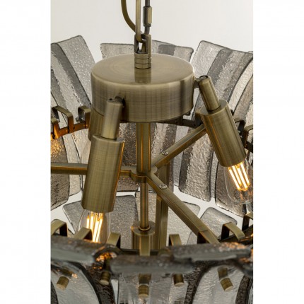 Suspension Venezia fumée 50cm Kare Design