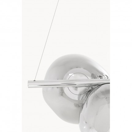 Pendant Lamp Burbuja chrome Kare Design