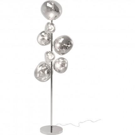Floor Lamp Burbuja 168cm chrome Kare Design