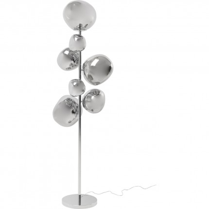 Lampadaire Burbuja 168cm chromé Kare Design