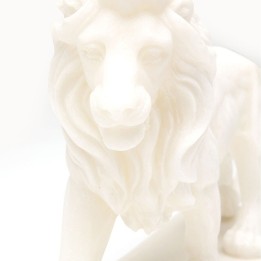 Deco lion beige 31cm Kare Design