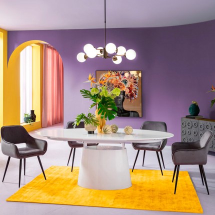 Tapis Cosy 240x170cm jaune Kare Design