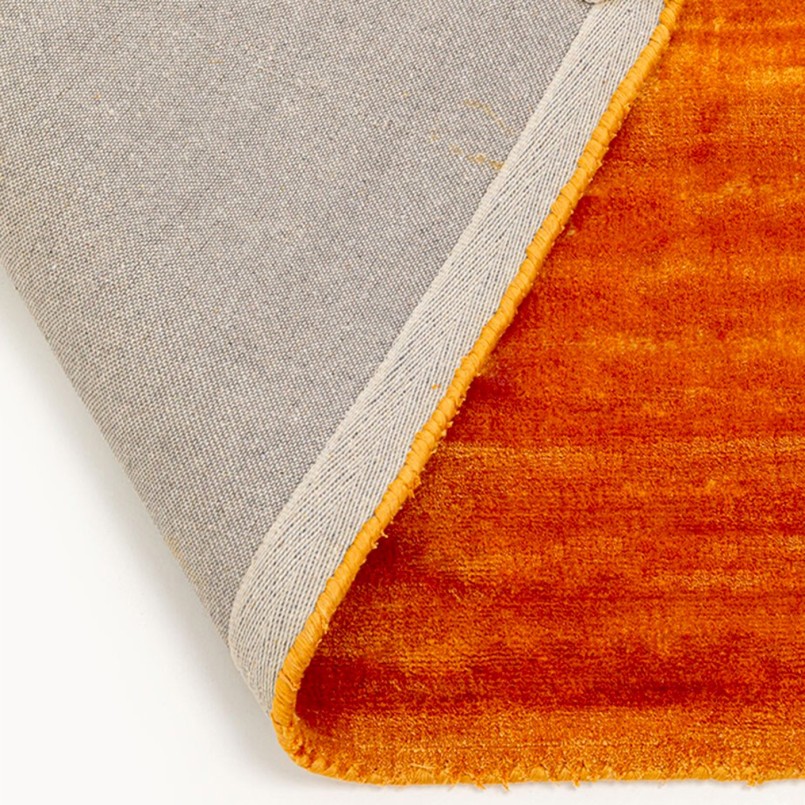 Tapis en viscose orange - Cosy - Kare Design