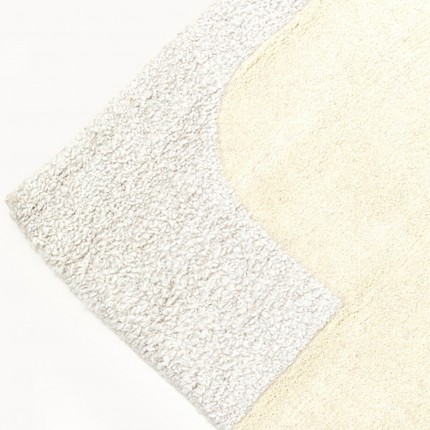 Tapis Flow 240x170cm blanc Kare Design