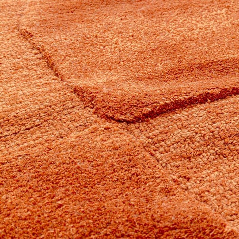 Tapis orange - Flow - Kare Design