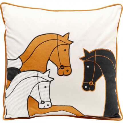 Coussin trio chevaux Kare Design