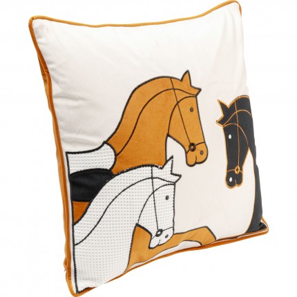 Coussin trio chevaux Kare Design
