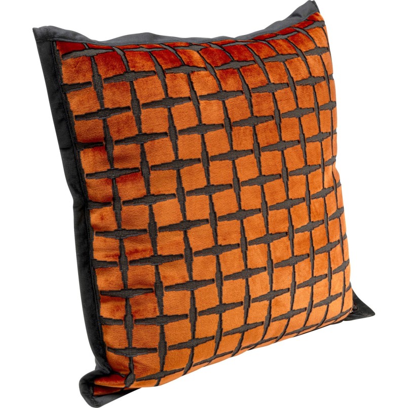 Coussin Jaqui Square orange 45x45cm